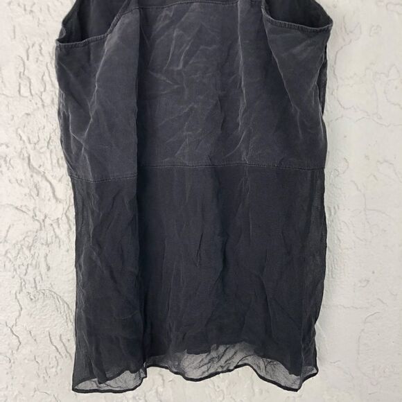ALEXANDER WANG Black Silk Sheer Tank Top Size XS - Picture 7 of 9